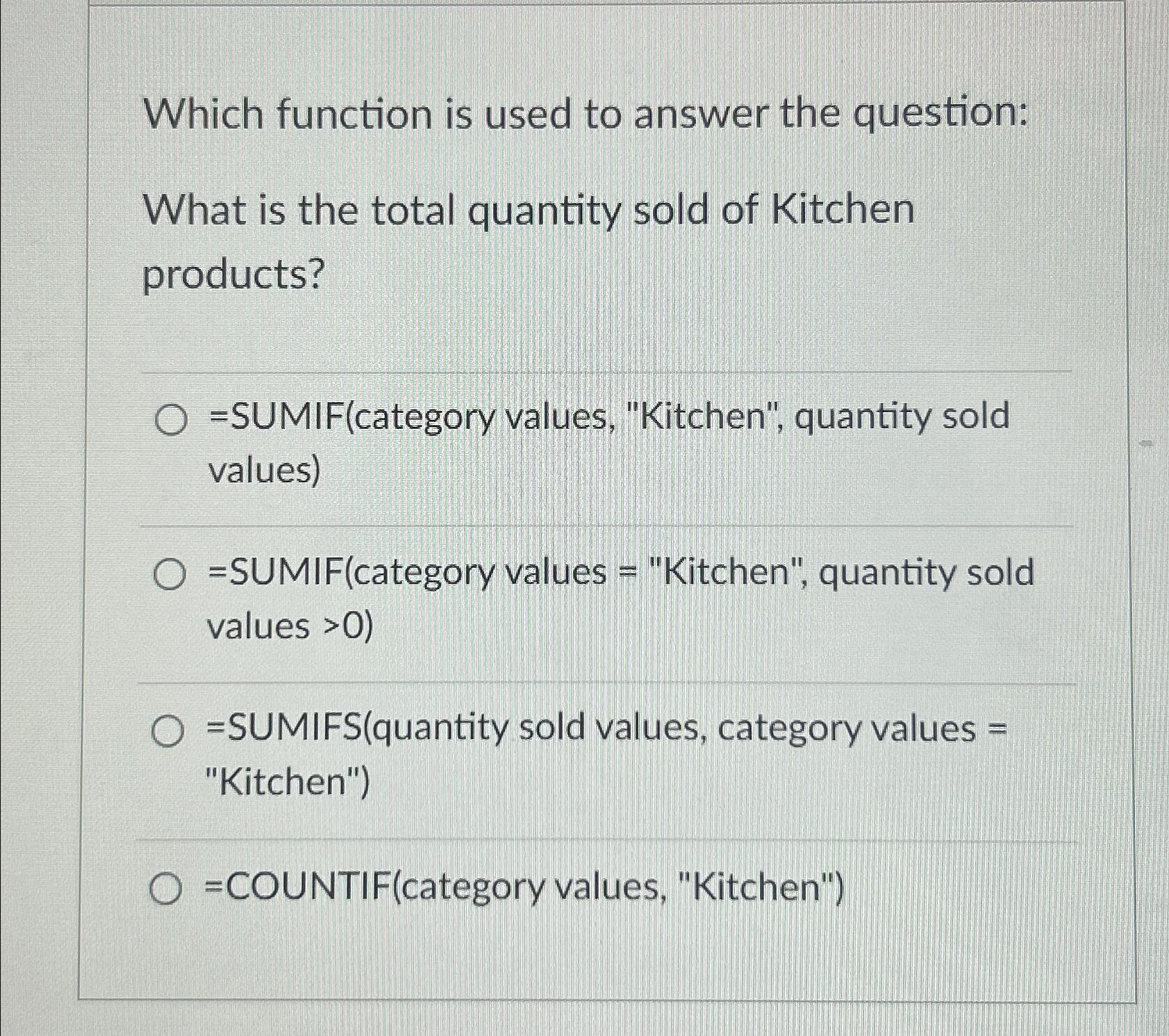  Which function is used to answer the question: What is the