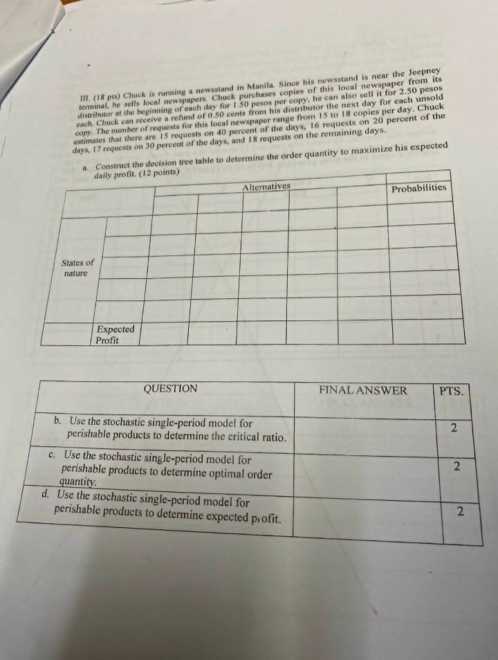 please answer handwritten and complete solution. please answer ASAP for an upvote