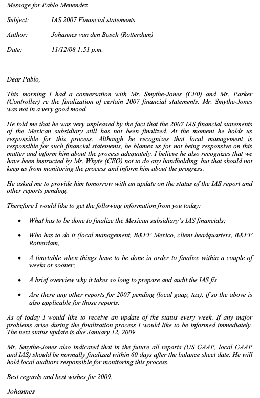 email? Why? What would be your response? What would you do? After