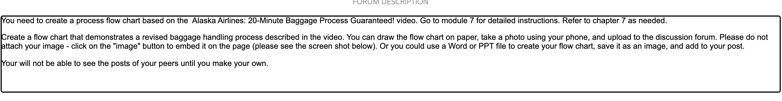 please make a flowchart with pen and paper. Your will not be