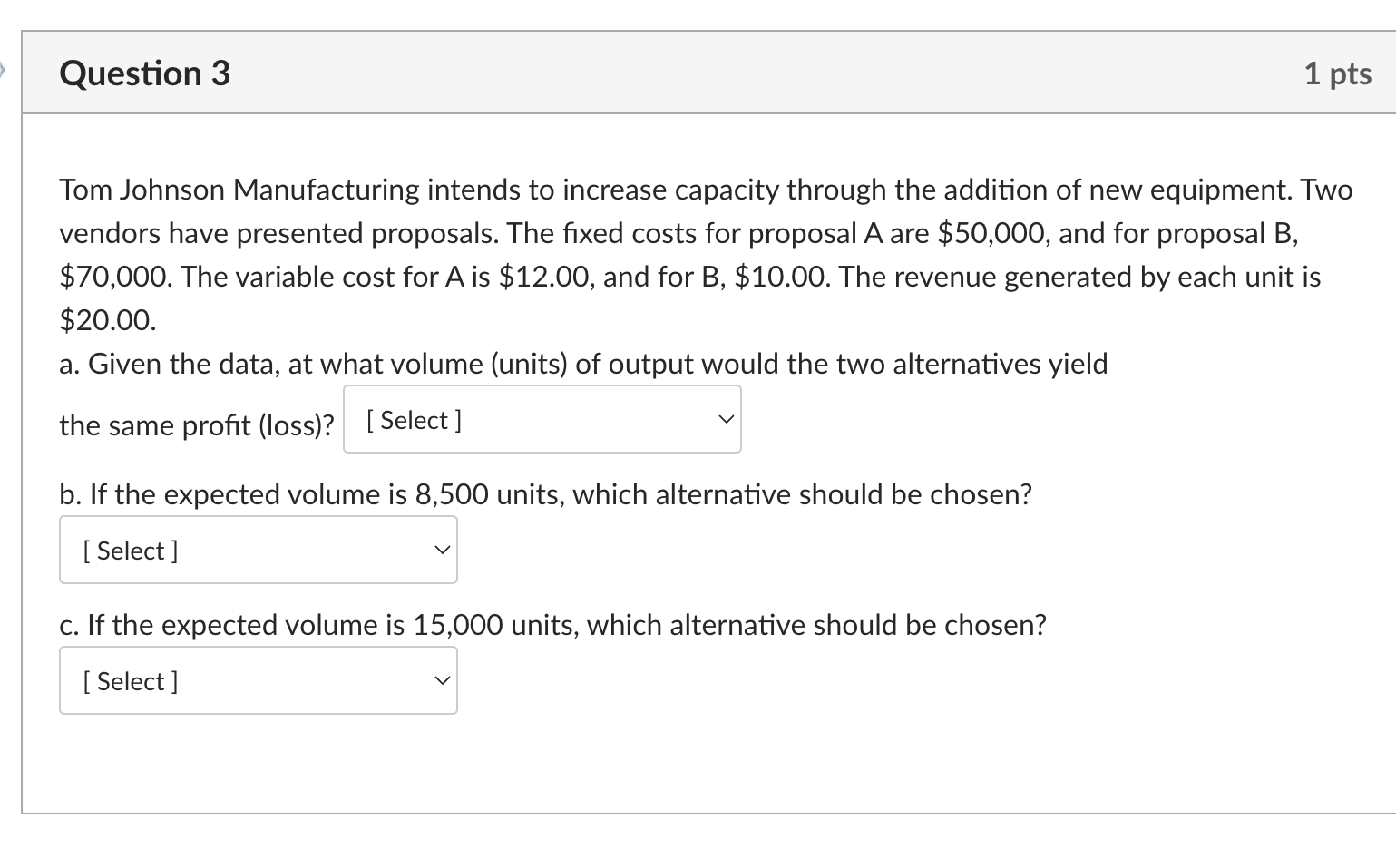  Tom Johnson Manufacturing intends to increase capacity through the addition of