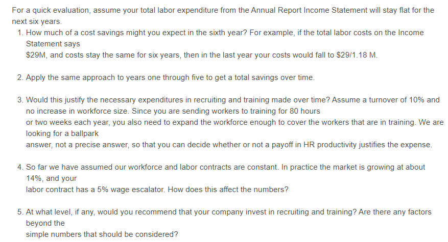 it make sense to invest in the productivity improvements offered by the