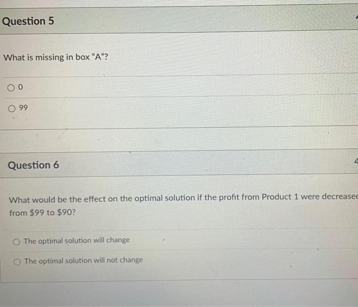 C3 C4 Question 4 What is the Z-value of the optimal solution?
