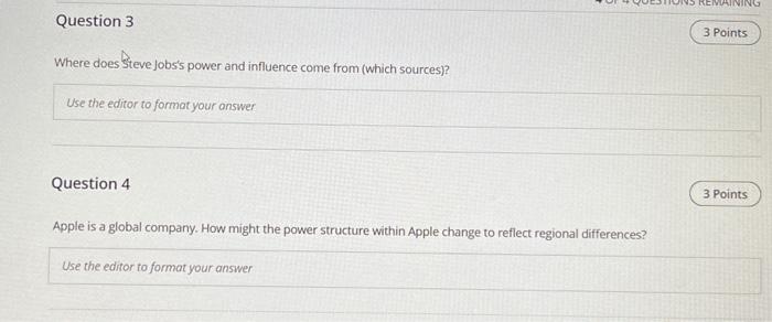 Jobs in section 13.1 of your text, Steve Jobs has achieved a