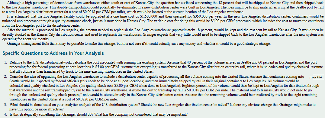 Reengineering the China/U.S. Supply Chain Japan, India, China, and Panama. The company