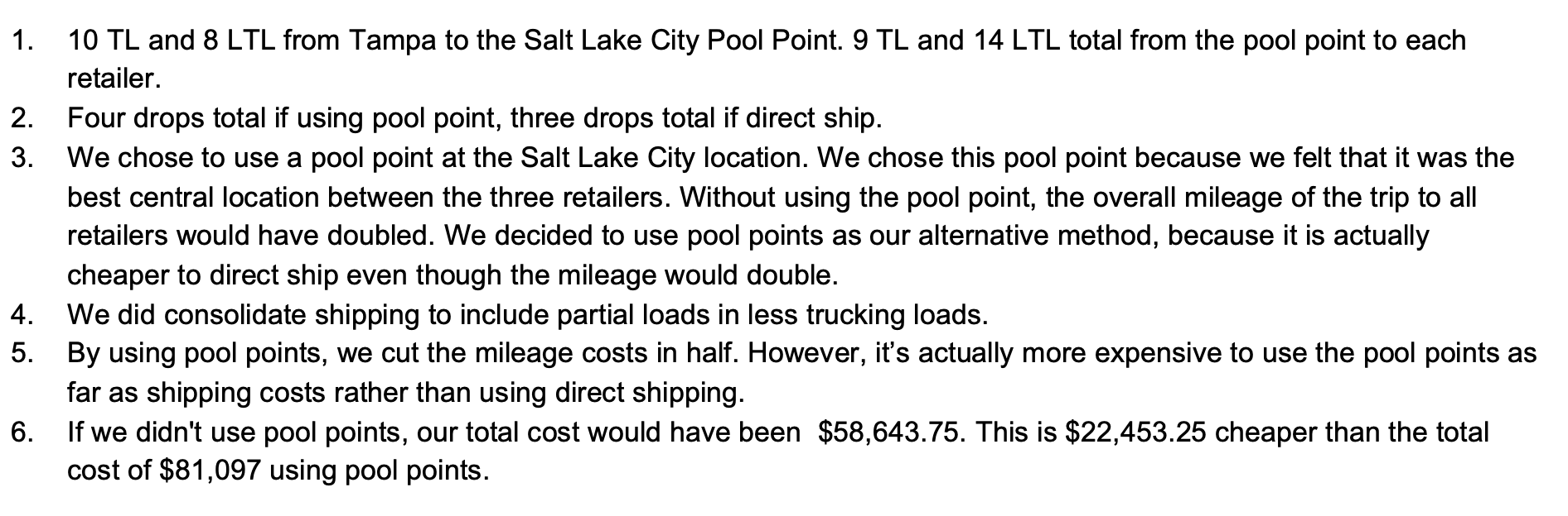 their new location and as a result, they ordered 3,000 t-shirts for