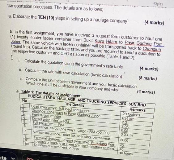 You have instructed by the CEO of the company to setting up