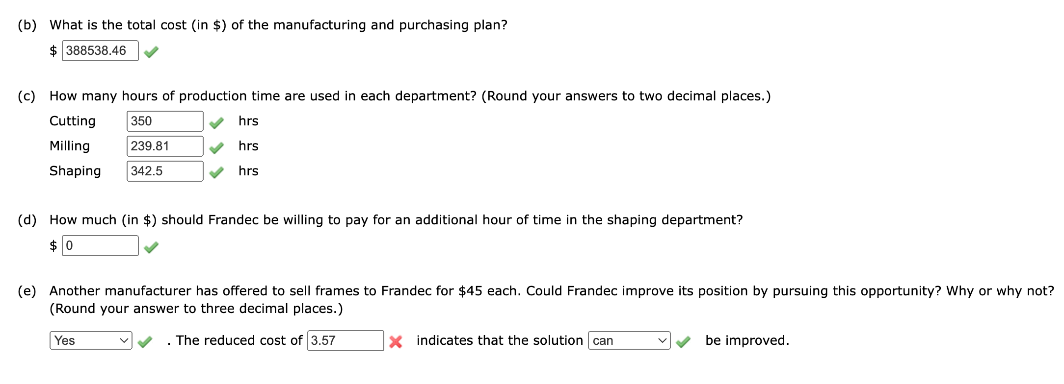 called a Liftmaster, is assembled from four components: a frame, a motor,
