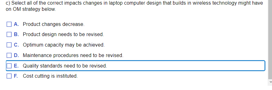 a company. For instance, discuss what impact the following internal factors might