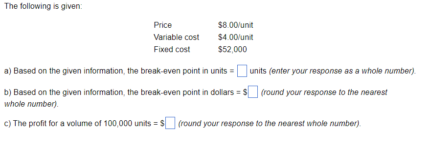  Please help! I will like! The following is given: a) Based