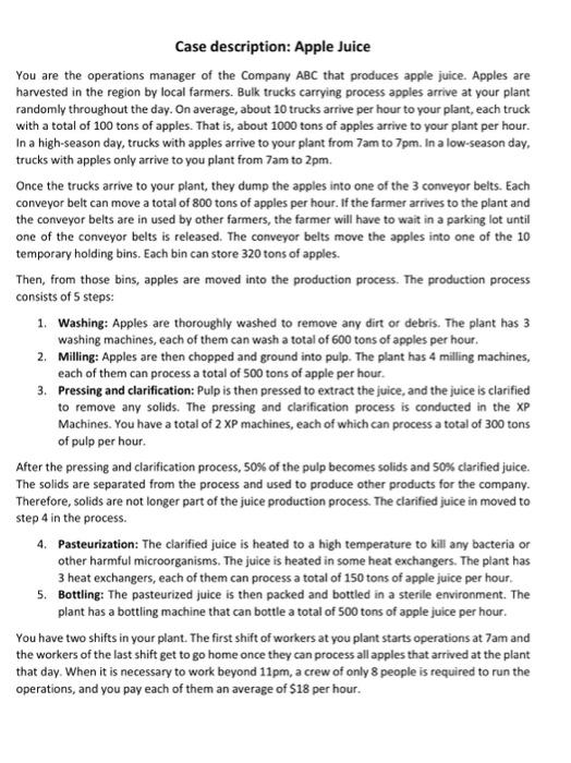 estimate the total demand of apples, the total storage capacity of the