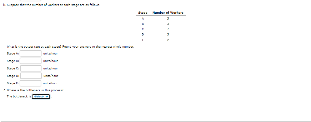 wants a utilization of at least 85 percent? Round your answers up