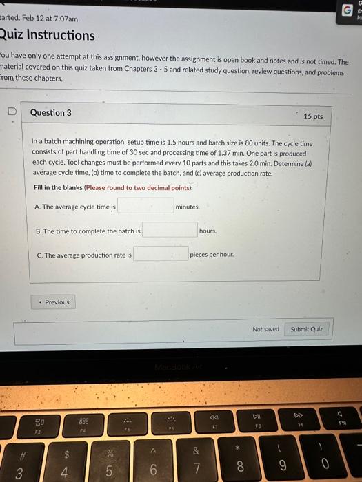 type answers DO NOT WRITE ON PAPER!!! 'ou have only one attempt