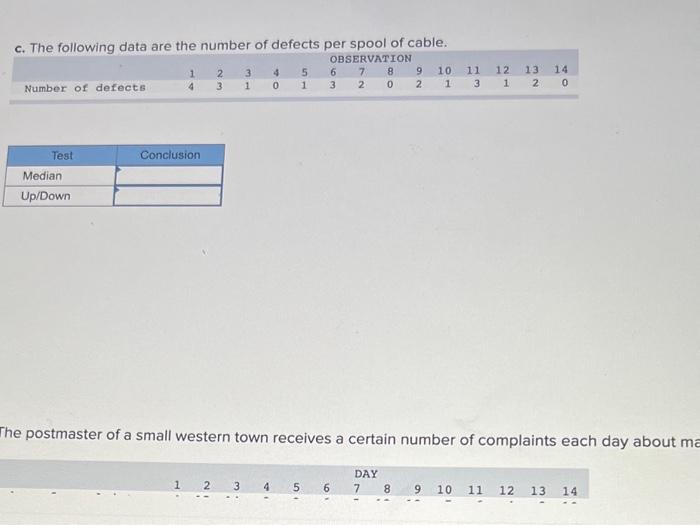 run tests with z=2. a. Given the following run test results of