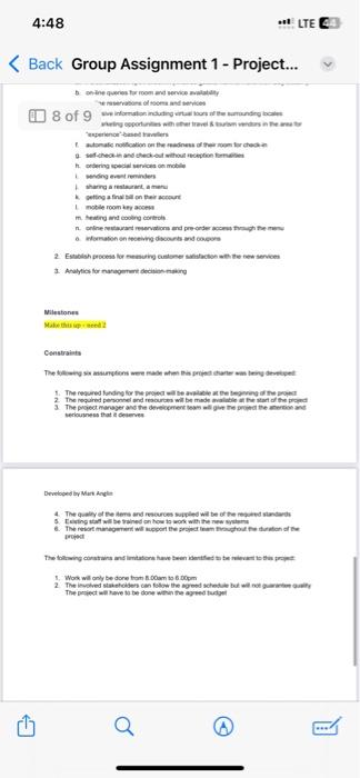 below in the case study. If information requies by the charter femplate