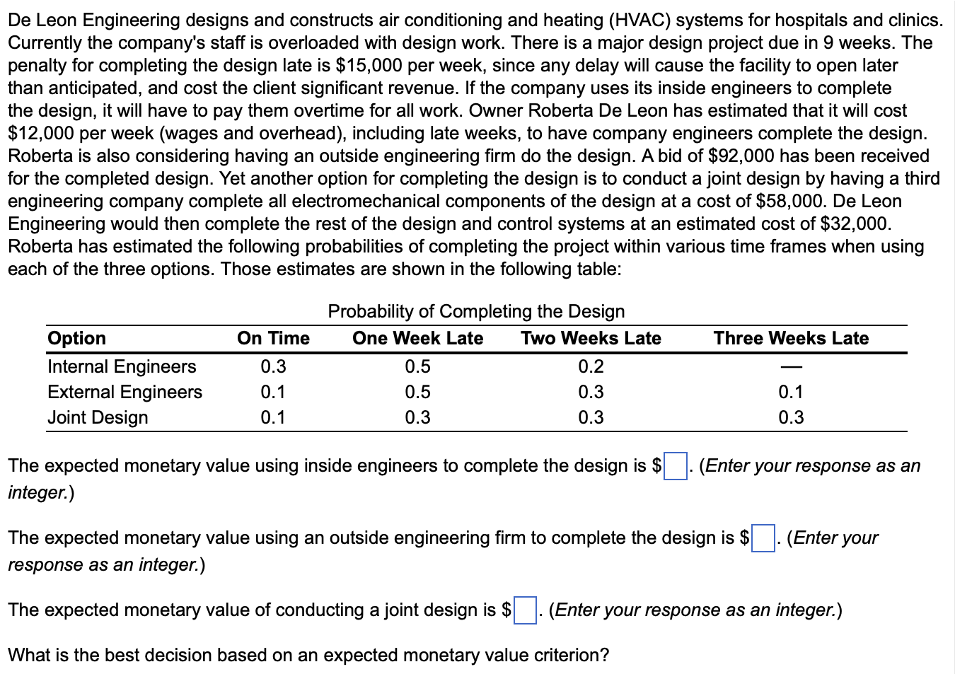 De Leon Engineering designs and constructs air conditioning and heating (HVAC)