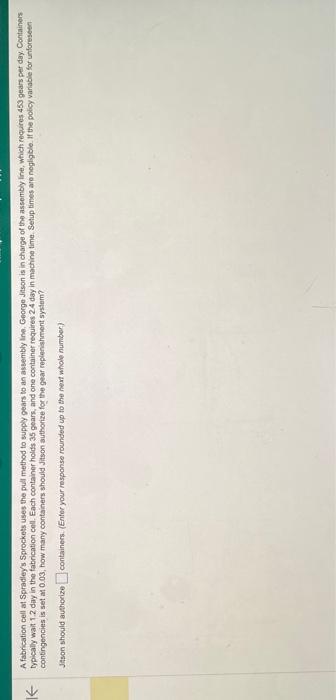 help asap plsss contingencies is set at 0.03 , how many containers