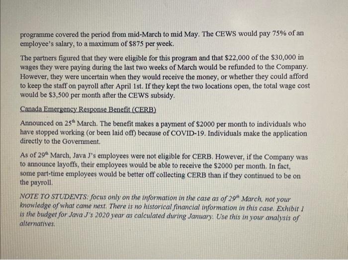 indefinitely. Since January, Judi and Javid had been watching the spread of