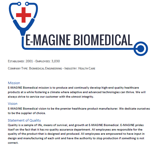 The Capstone Case Project The Business Environment Instructions First, look at the