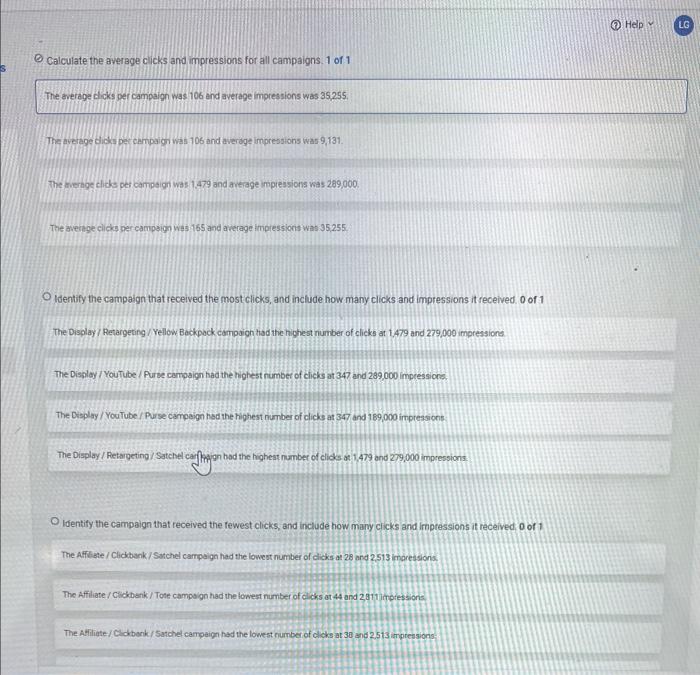 please use the excel sheet to answer questions (2) Help Calculate the