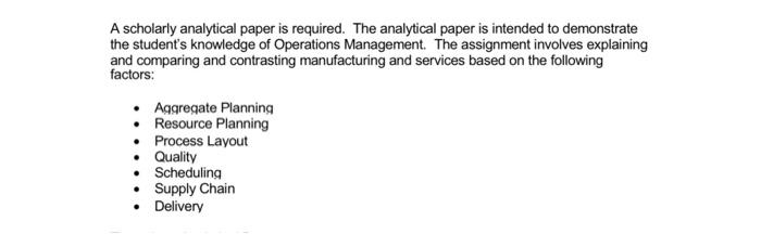  write indetail analysis about operations and supply chain management in restaurant