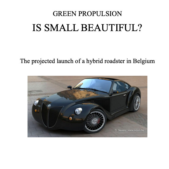 green proplusion case study GREEN PROPULSION IS SMALL BEAUTIFUL? The projected launch