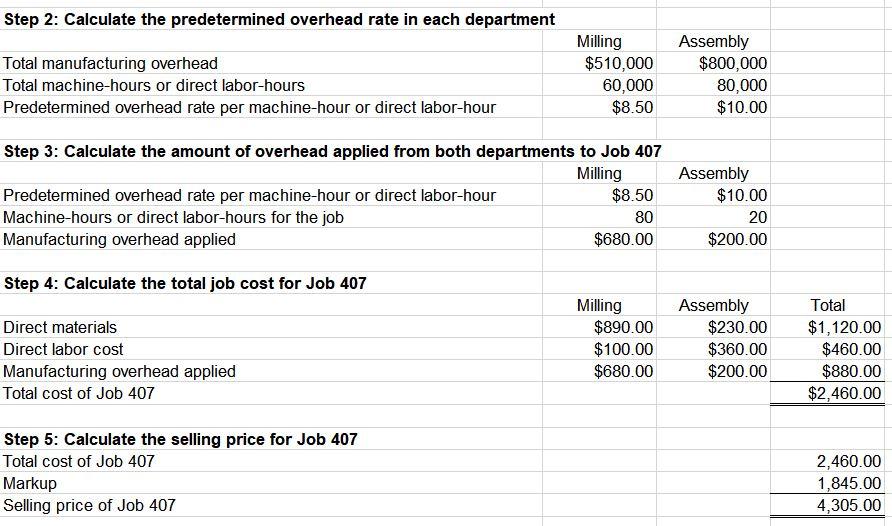 this excel assignment for accounting. Please show what steps are needed to
