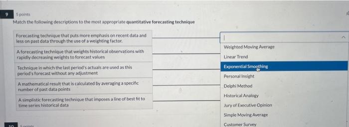 smoothing persnoal insight delphi method historical analogy jury of executive opinion simple