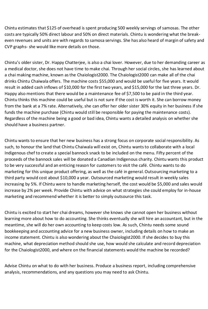 regardless of location. The caf would require two employees to be on