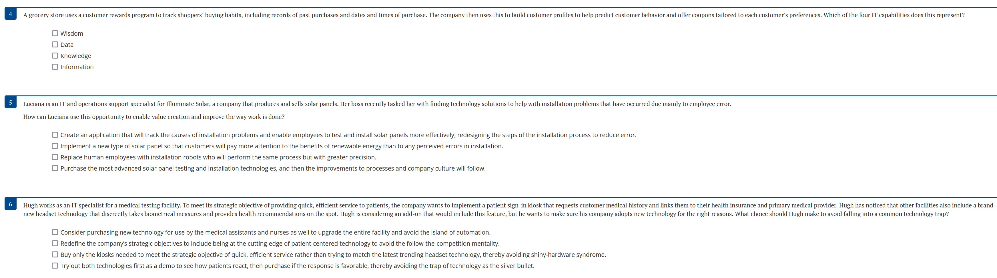 Wisdom Data Knowledge Information How can Luciana use this opportunity to