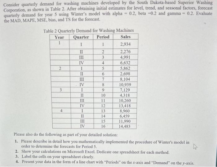 could you answer this in an excel file. It is hard to