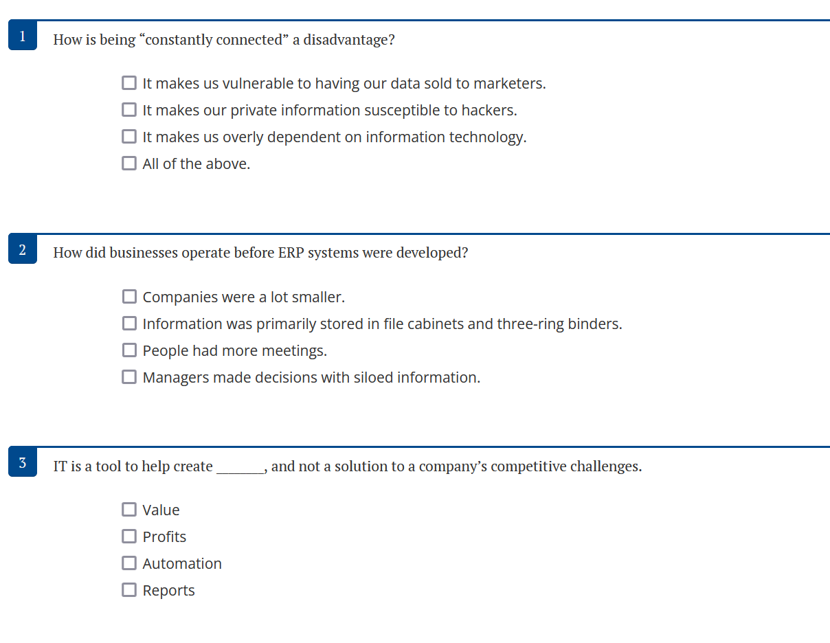  How is being "constantly connected" a disadvantage? It makes us vulnerable