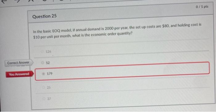 The correct answer is 52, show the formula and work to get