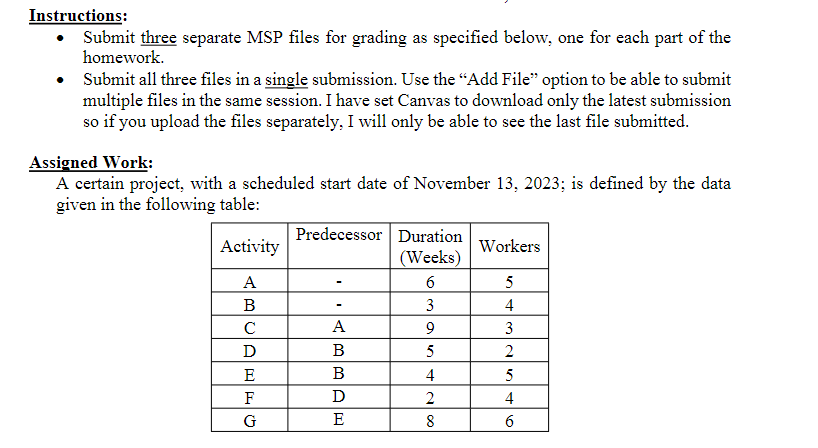 all detailed must be given in this Instructions: - Submit three separate