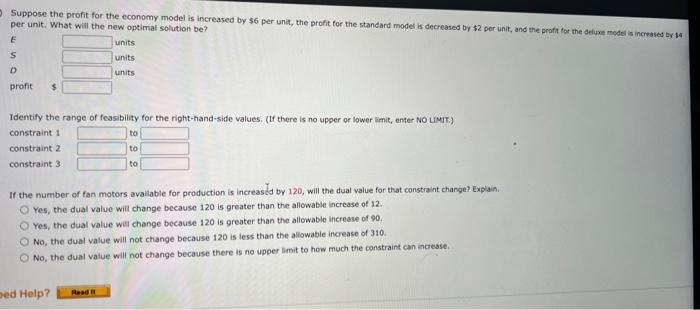 (If there is no upper or lower limit, enter No Limit.) constraint