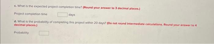 that should be scheduled using CPM: b. What is the critical path?