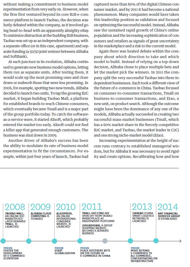 how a firm can be both big and small. Finally, we looked