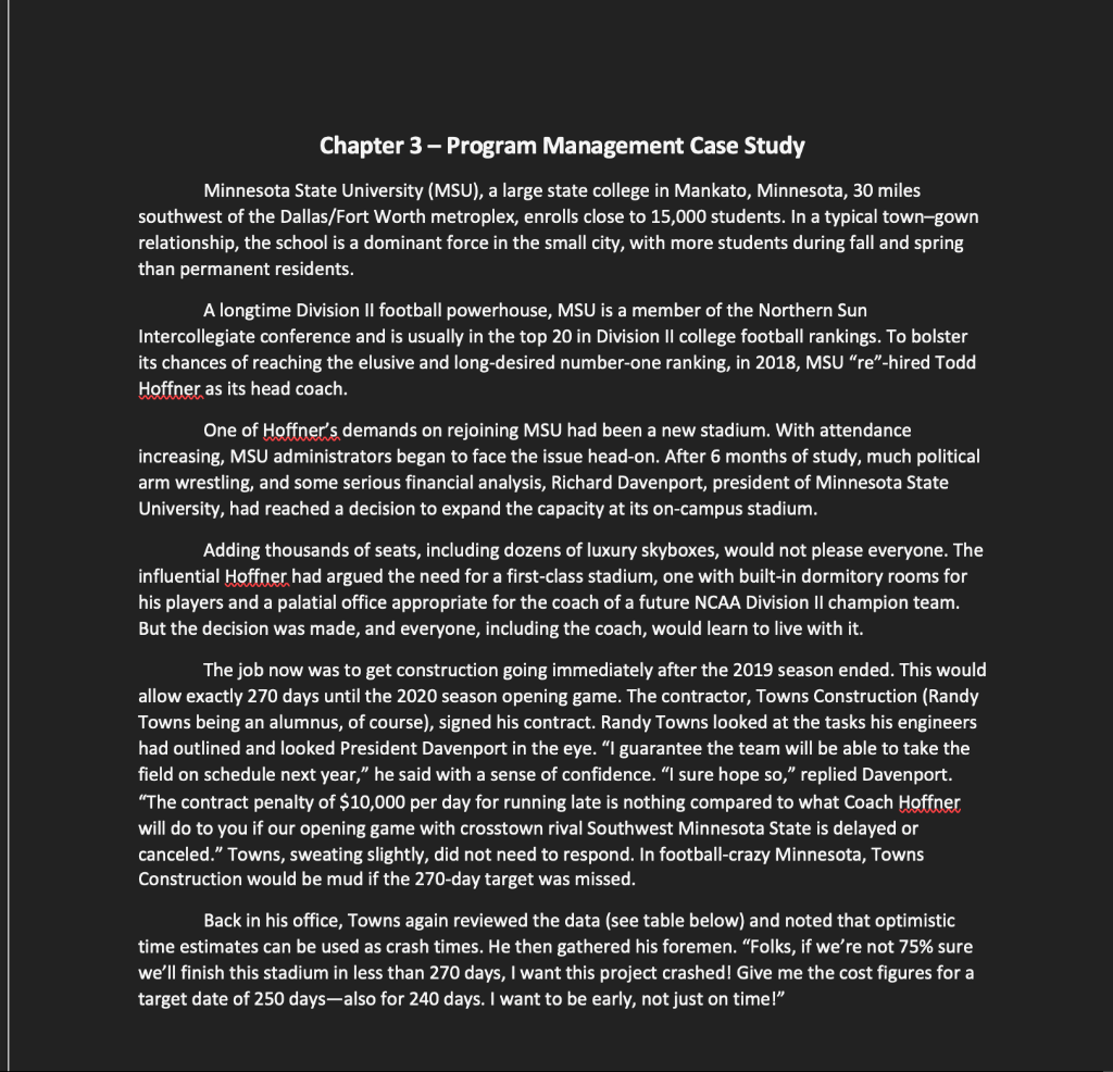 PLEASE SHOW ALLL WORK AND GIVE ALL EXPLANATIONS Chapter 3 -