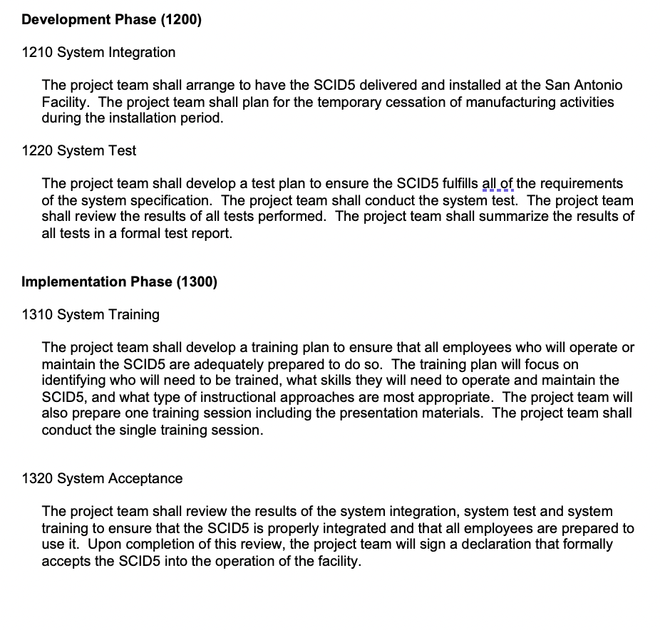a medium-sized technology firm that produces semi-conductors. You have just been assigned
