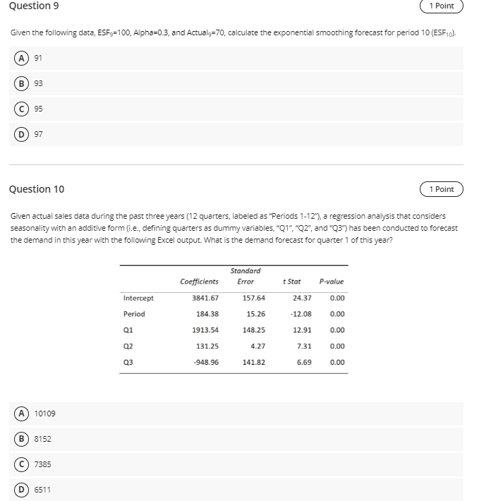 production scheduling requires highly aggregated estimates of demands. True False Question 3