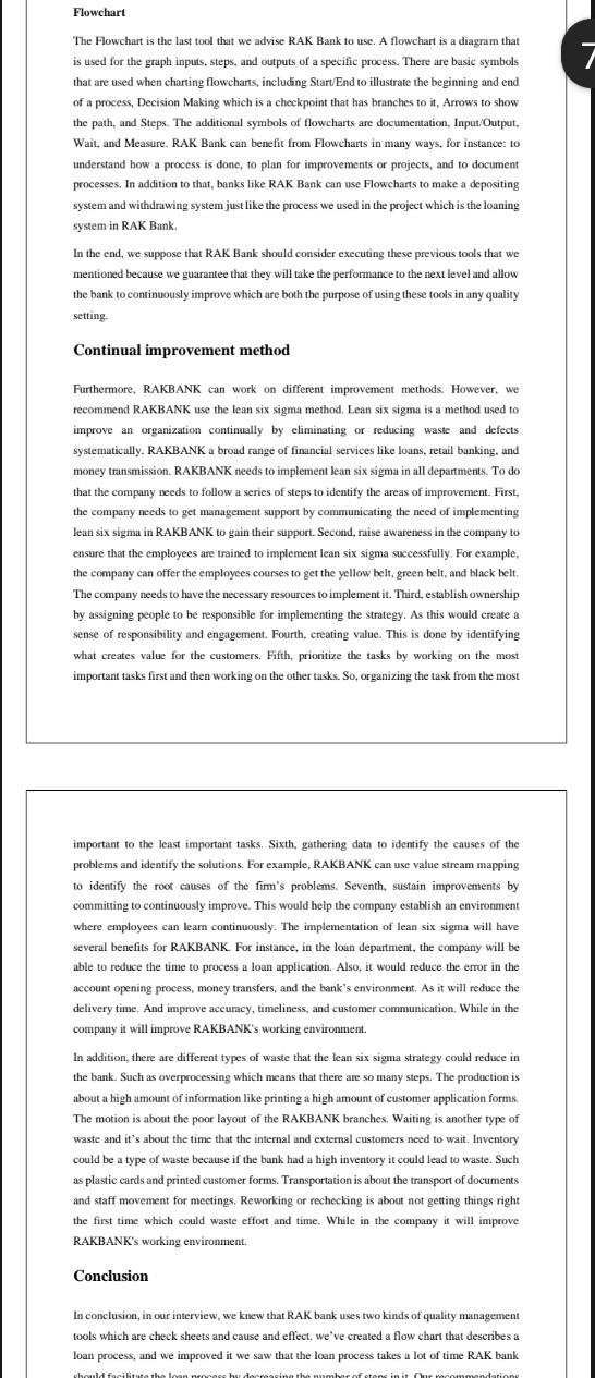 question please plz wrote for adib bank 8. Investigate and describe the