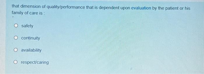 ratio is an example of what type of measures? process structure outcome