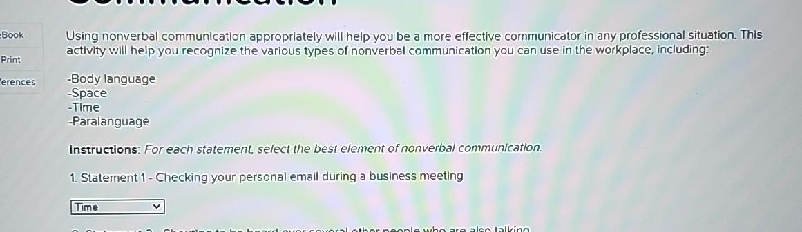  Book Using nonverbal communication appropriately will help you be a more