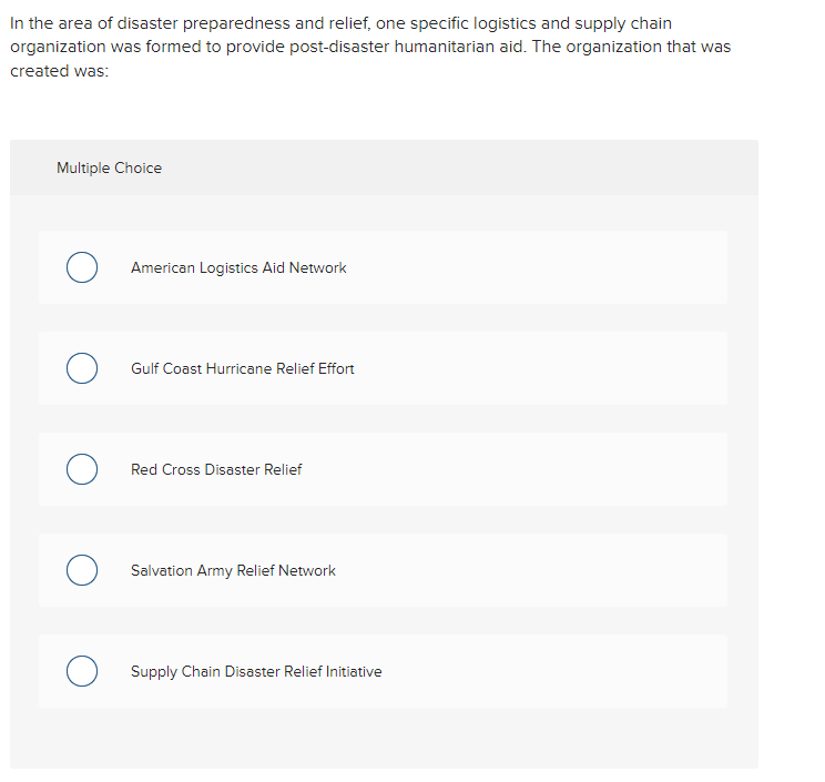 to develop competitive strategies, including those for supply chain management. Multiple Choice