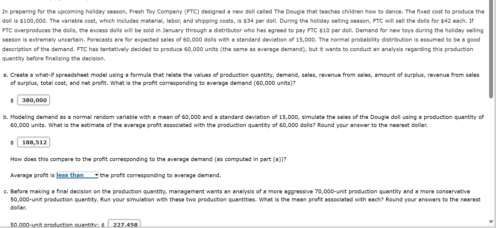 I ONLY NEED HELP WITH PART D PLEASE!!! The other answers are