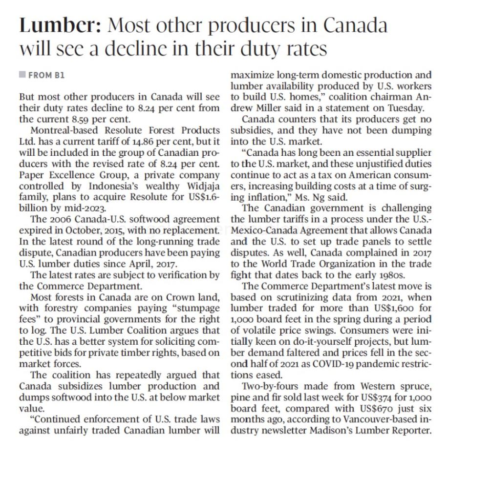 other websites. please. Question: 1. How specifically has Canada, now and in