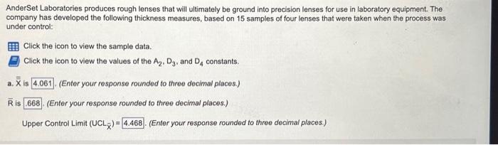  Choose the correct R chart below. A. R is (Enter your