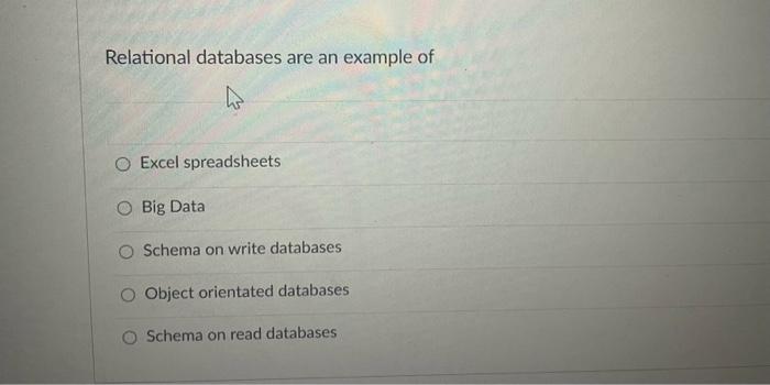  Ive tried Excel spreadsheet and object oriented databases but they are