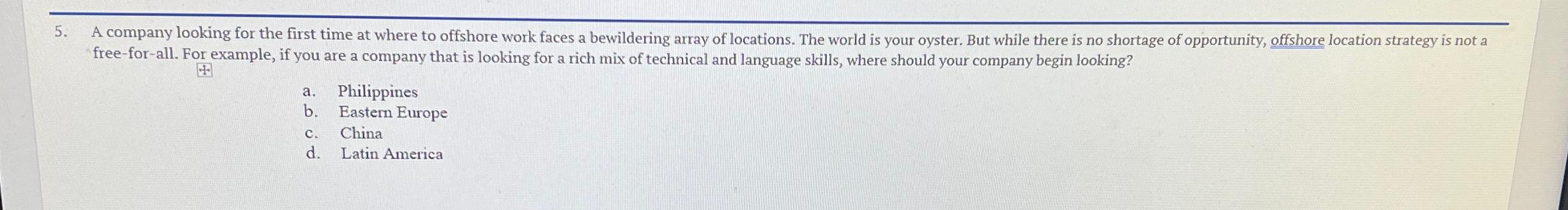  free-for-all. For example, if you are a company that is looking