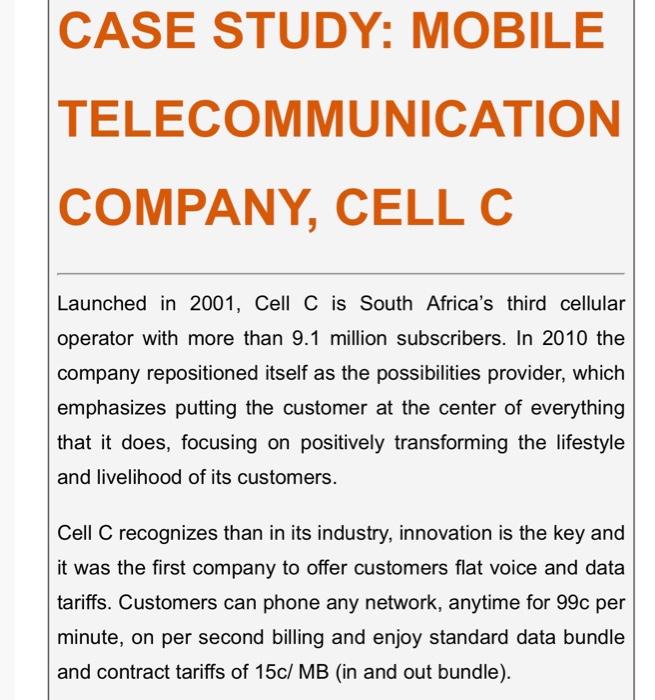 Hi expert please read the case study and answer the two points